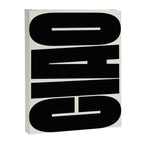Ciao Poster Black Canvas Print Gallery Image 6