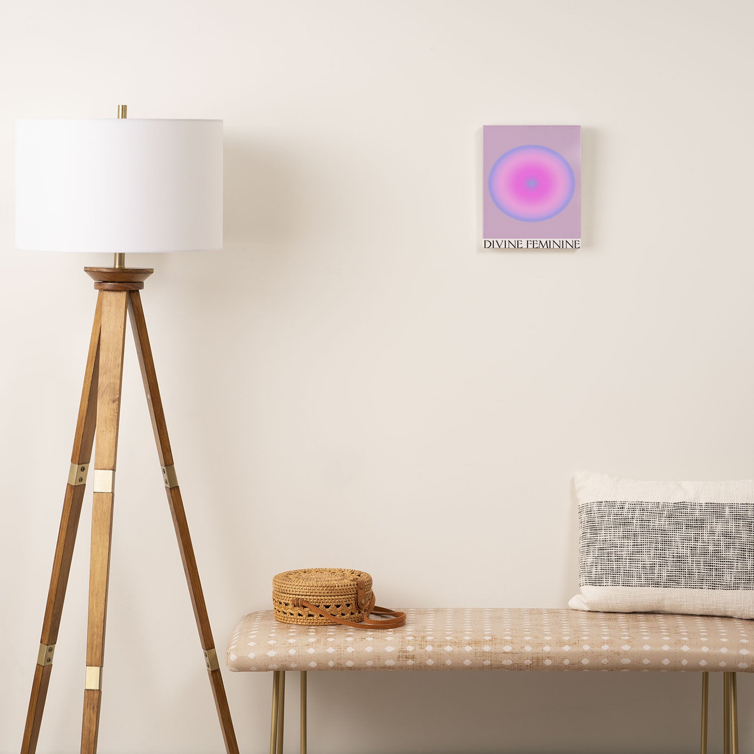 Divine Feminine Spiritual Gradient Art Print Canvas Print Gallery Image 2
