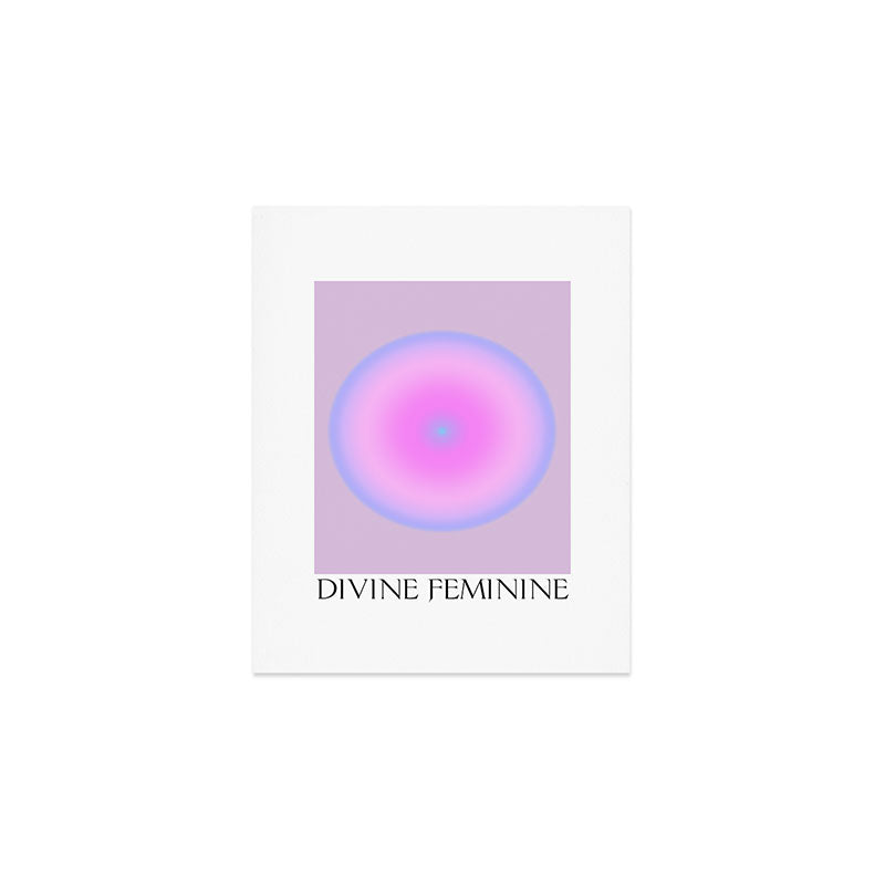 Divine Feminine Spiritual Gradient Art Print Art Print Gallery Image 1