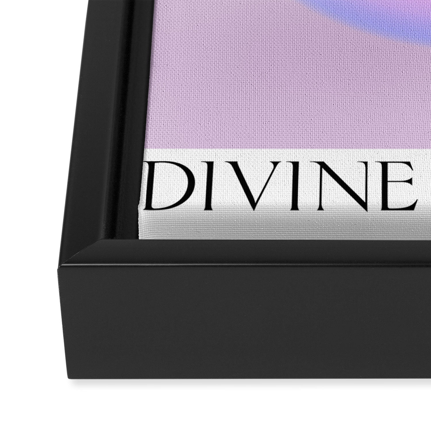 Divine Feminine Spiritual Gradient Art Print Framed Canvas Print Gallery Image 3