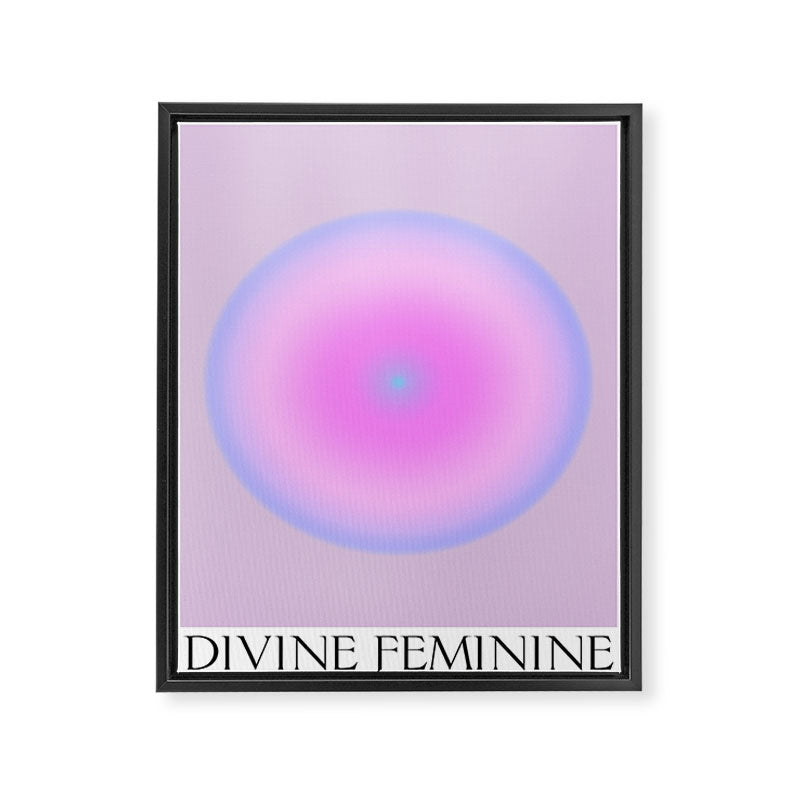Divine Feminine Spiritual Gradient Art Print Framed Canvas Print Gallery Image 6