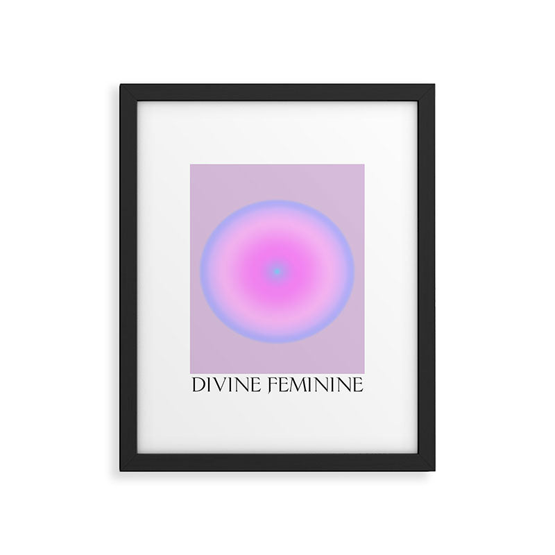 Divine Feminine Spiritual Gradient Art Print Framed Art Print Gallery Image 5
