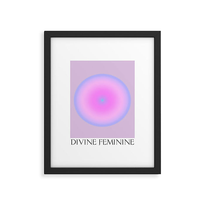 Divine Feminine Spiritual Gradient Art Print Framed Art Print Gallery Image 1