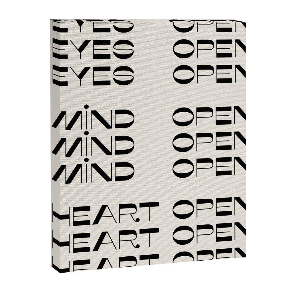 Eyes Open Mind Open Heart Open Canvas Print Gallery Image 6