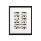 Eyes Open Mind Open Heart Open Framed Art Print Gallery Image 5