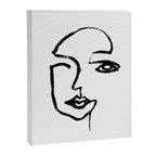 Face Line Art Print 2 Canvas Print Gallery Image 6
