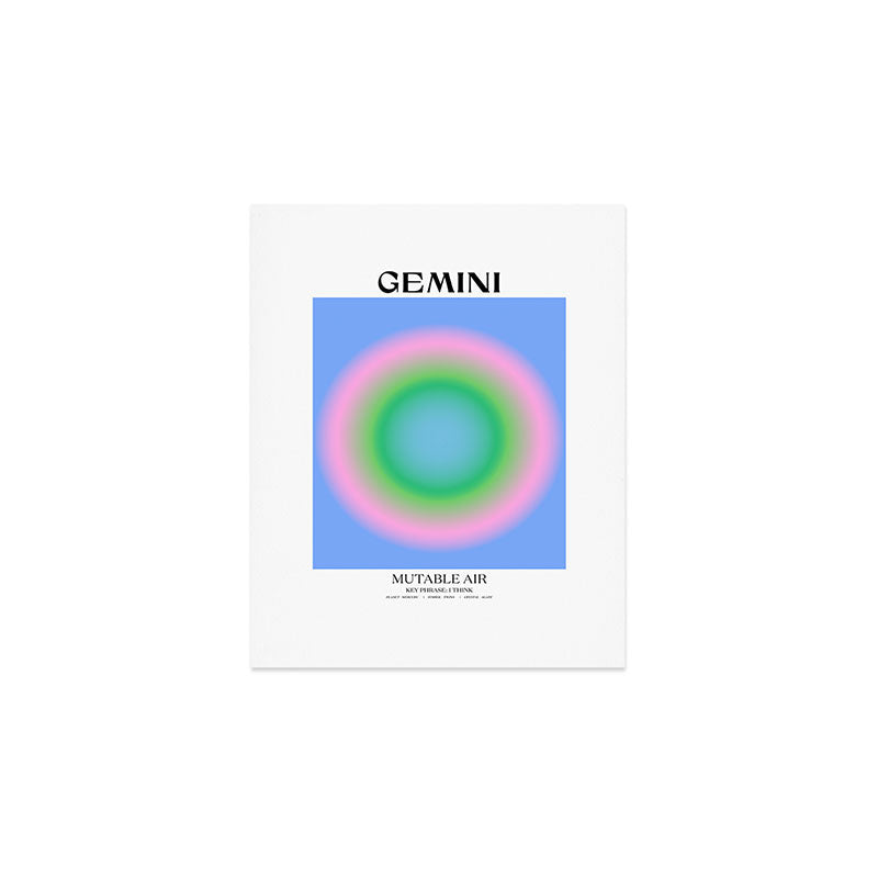 Gemini Gradient Print Art Print Gallery Image 1