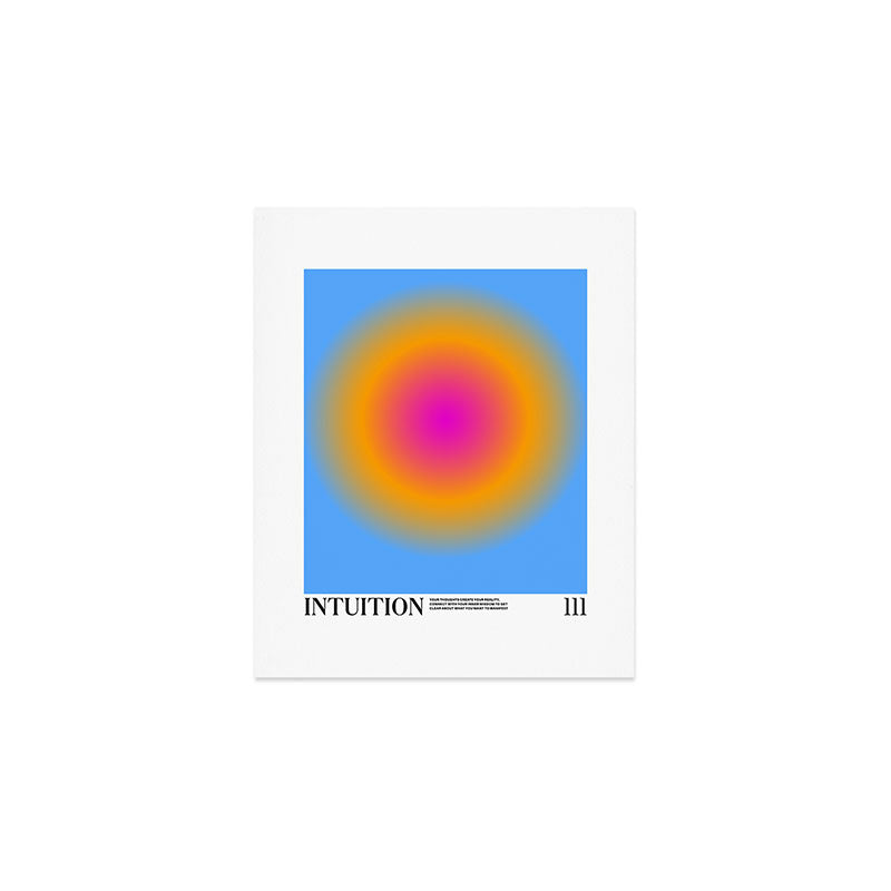 Gradient Angel Numbers: Intuition Art Print Gallery Image 1