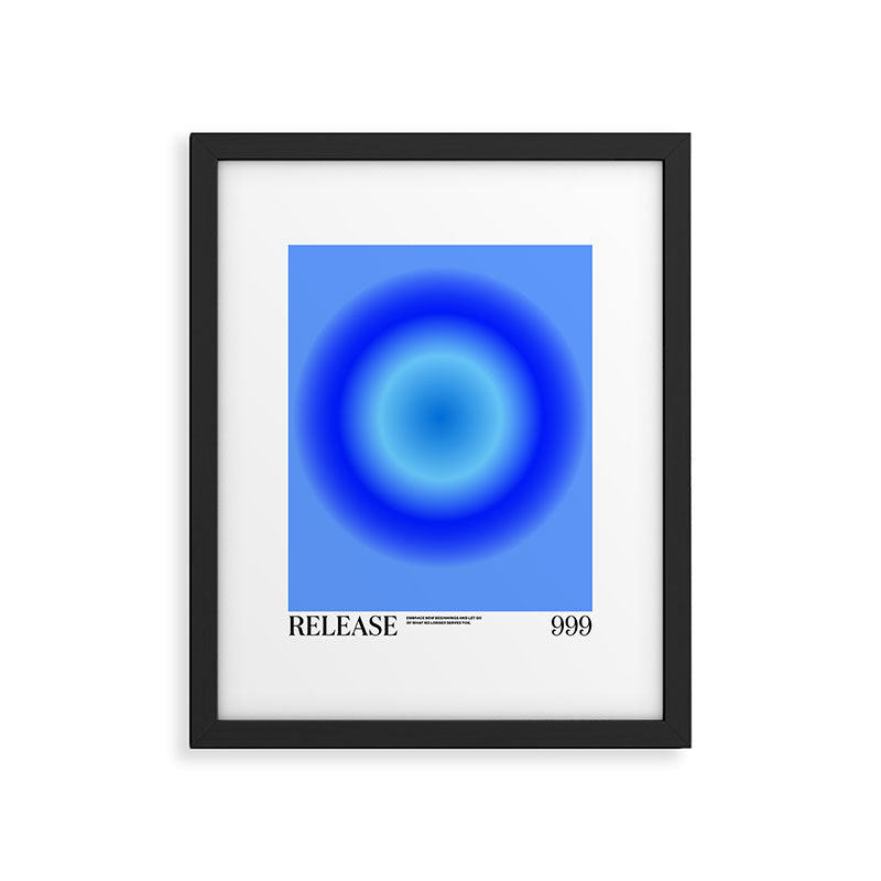 Gradient Angel Numbers: Release Framed Art Print Gallery Image 5