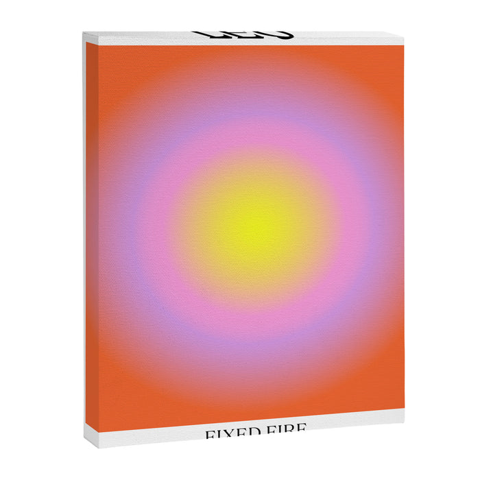 Leo Gradient Print Canvas Print Gallery Image 1