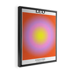 Leo Gradient Print Framed Canvas Print Gallery Image 2