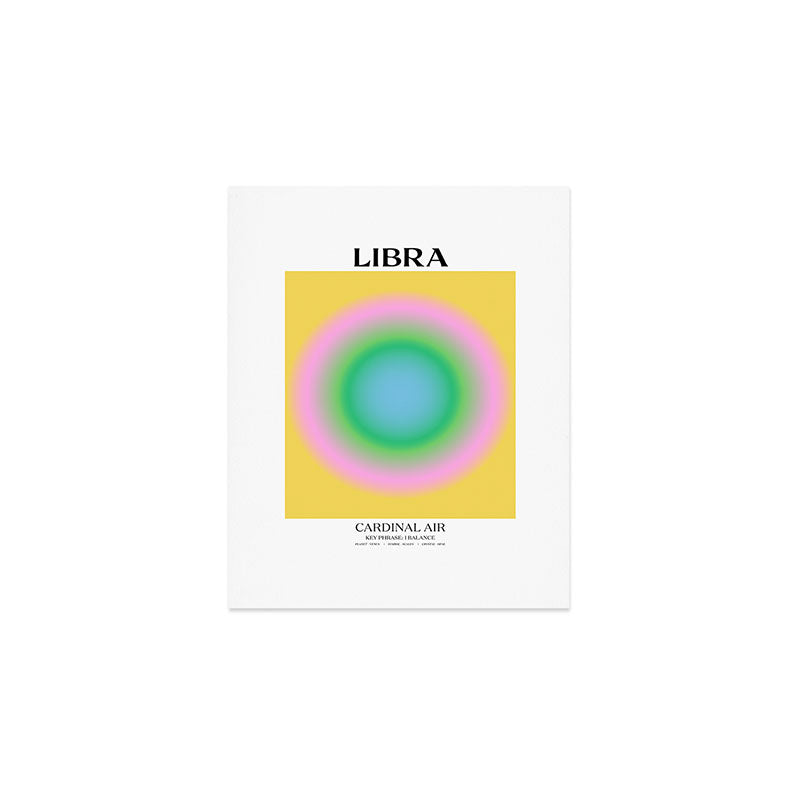 Libra Gradient Print Art Print Gallery Image 1