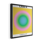 Libra Gradient Print Framed Canvas Print Gallery Image 2
