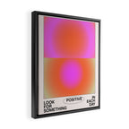 Look For Something Positive Framed Canvas Print Gallery Image 2
