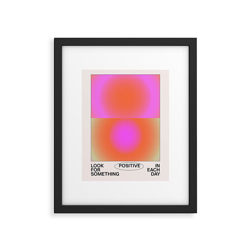 Look For Something Positive Framed Art Print Gallery Image 5