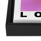 Make Love Art Print Framed Canvas Print Gallery Image 3