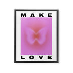 Make Love Art Print Framed Canvas Print Gallery Image 6