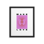 Make Love Art Print Framed Art Print Gallery Image 5