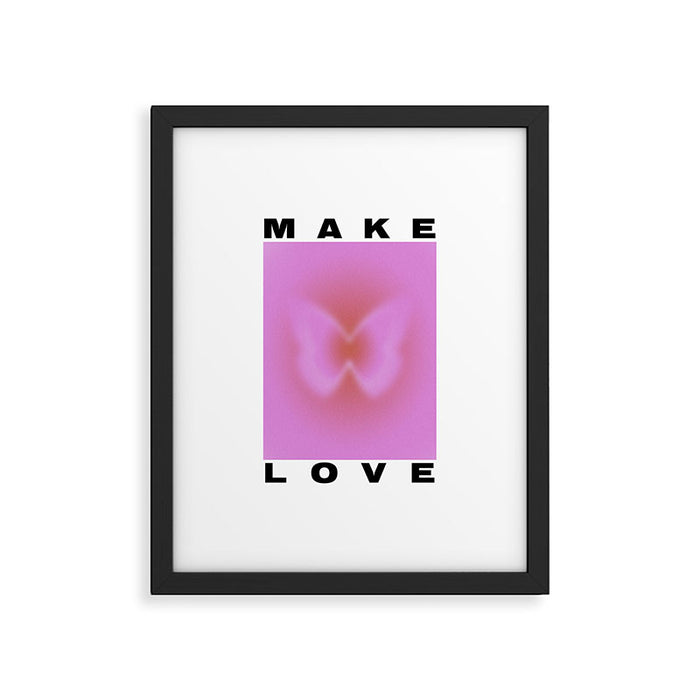 Make Love Art Print Framed Art Print Gallery Image 1