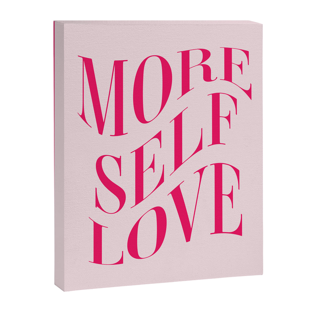 More Self Love Pink Canvas Print Gallery Image 6