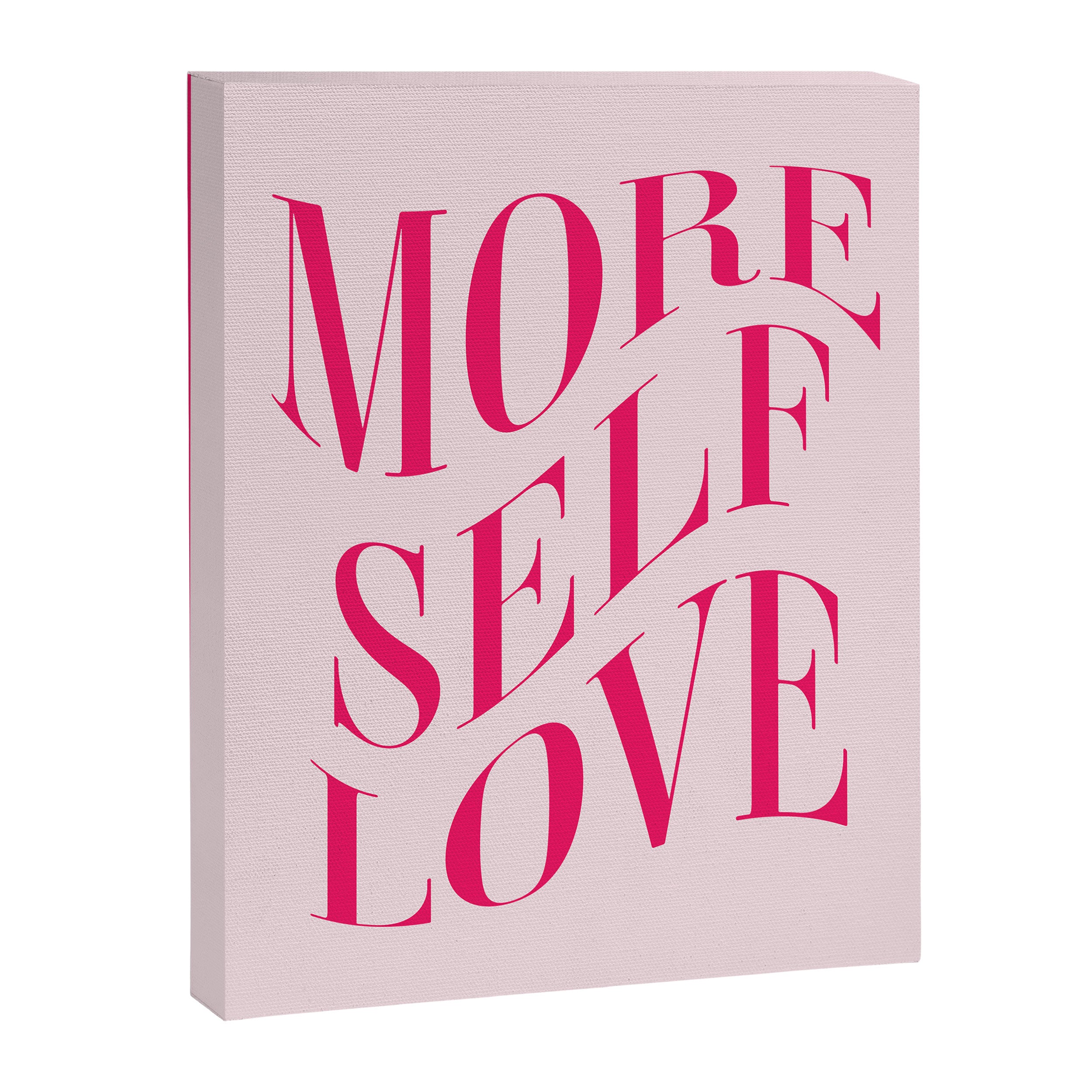 More Self Love Pink Canvas Print Gallery Image 6