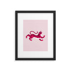 Pink Tiger Framed Art Print Gallery Image 4