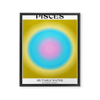 Pisces Gradient Print Framed Canvas Print Gallery Image 6