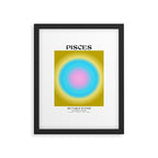 Pisces Gradient Print Framed Art Print Gallery Image 5