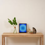 Present Moment Blue Aura Framed Canvas Print Gallery Image 4