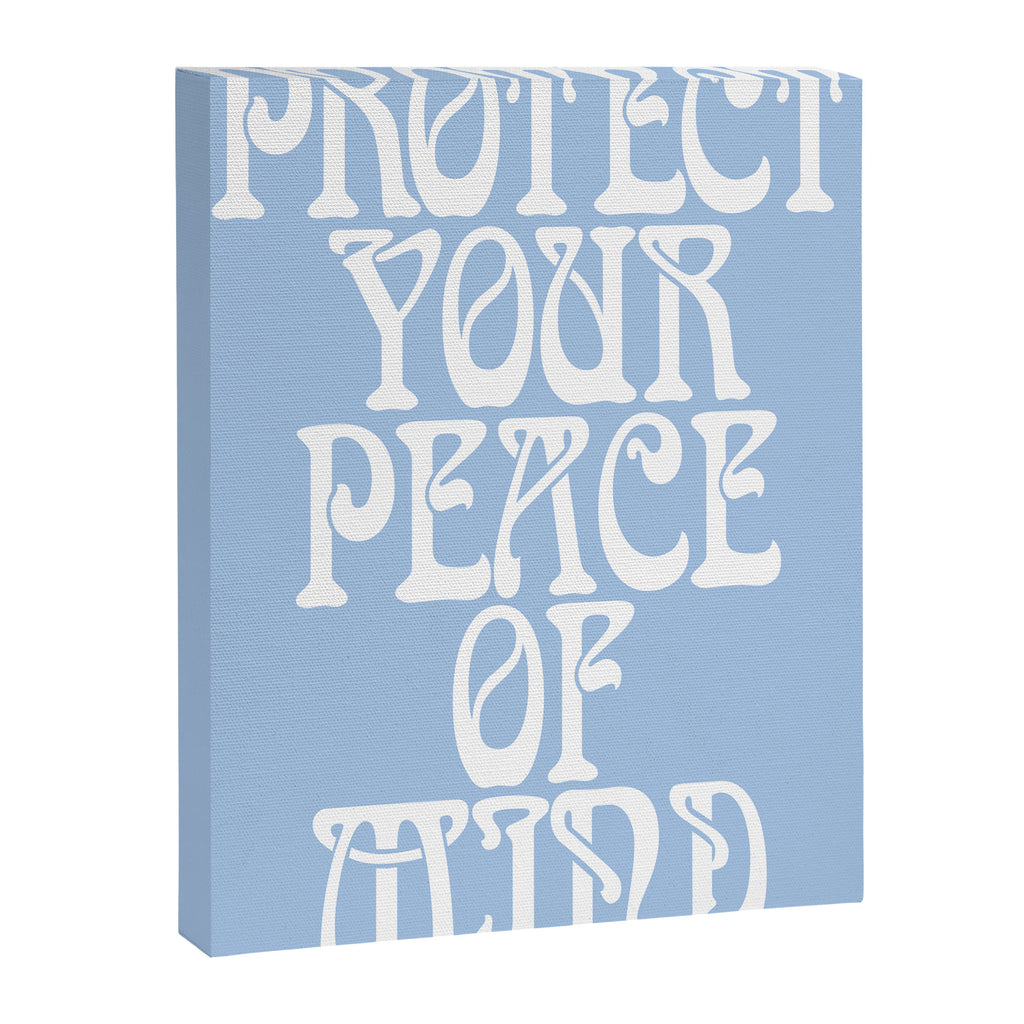 Protect Your Peace Poster Canvas Print Gallery Image 6