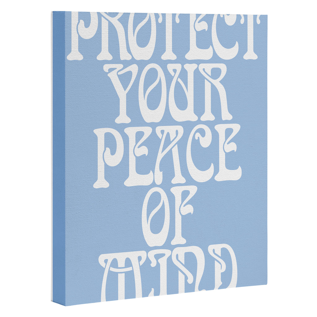 Protect Your Peace Poster Canvas Print Gallery Image 3