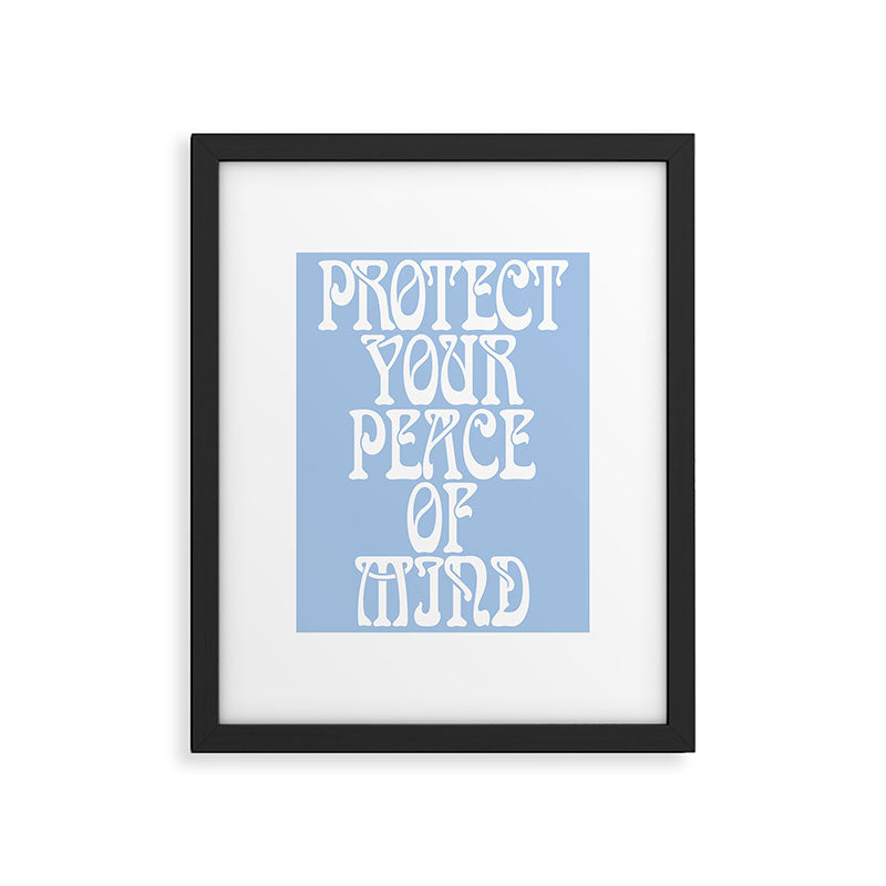 Protect Your Peace Poster Framed Art Print Gallery Image 5