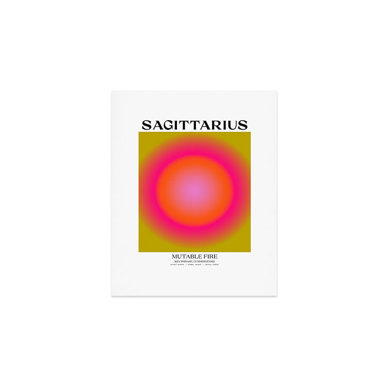 Sagittarius Gradient Print Art Print Gallery Image 1