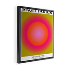 Sagittarius Gradient Print Framed Canvas Print Gallery Image 2