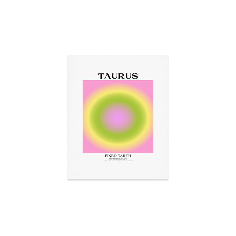 Taurus Gradient Print Art Print Gallery Image 1