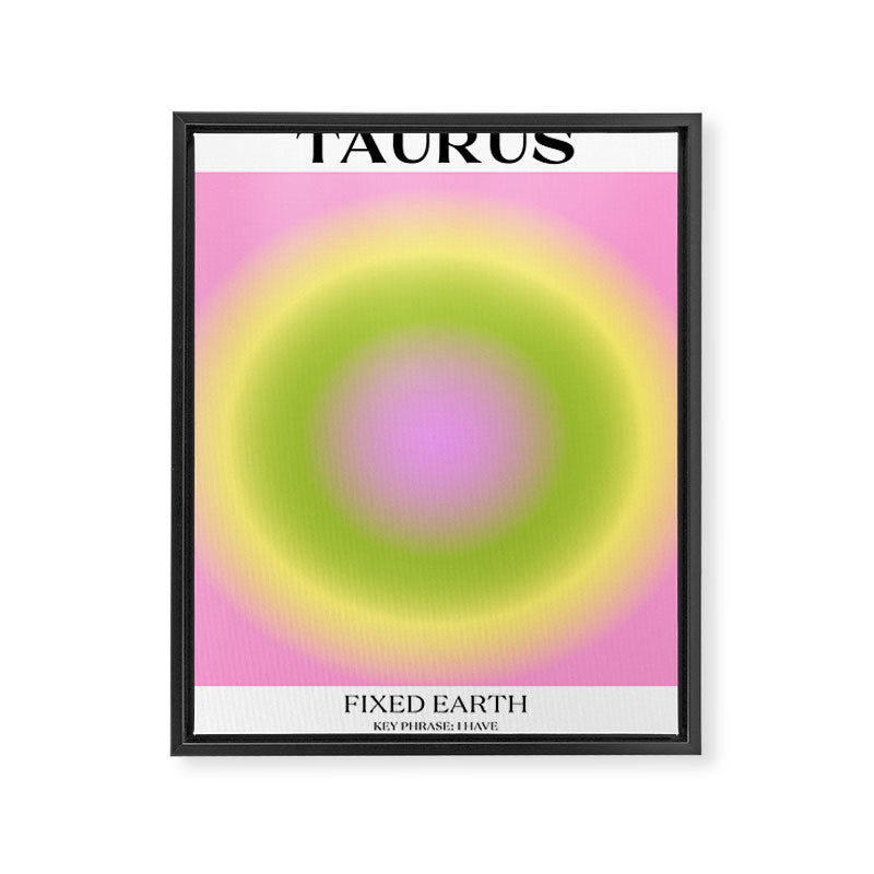 Taurus Gradient Print Framed Canvas Print Gallery Image 6