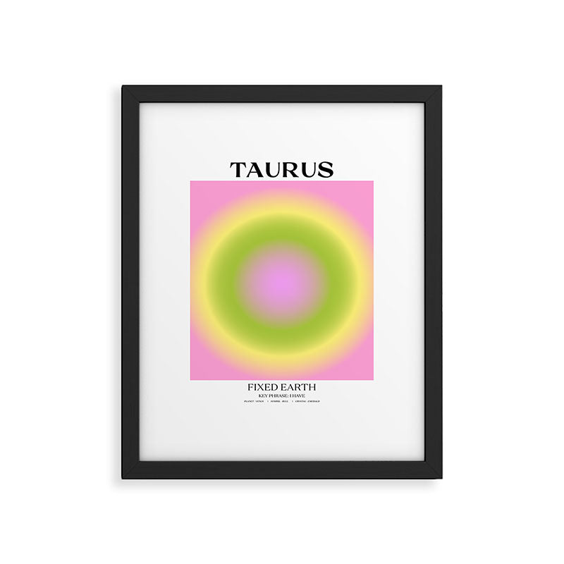Taurus Gradient Print Framed Art Print Gallery Image 4