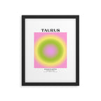 Taurus Gradient Print Framed Art Print Gallery Image 5
