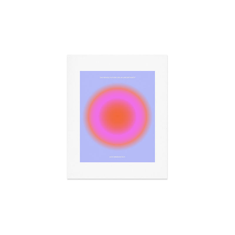 The Whole Future Lies In Uncertainty Poster Art Print Gallery Image 1