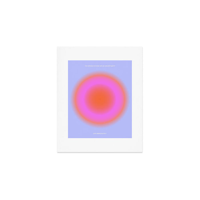 The Whole Future Lies In Uncertainty Poster Art Print Gallery Image 1
