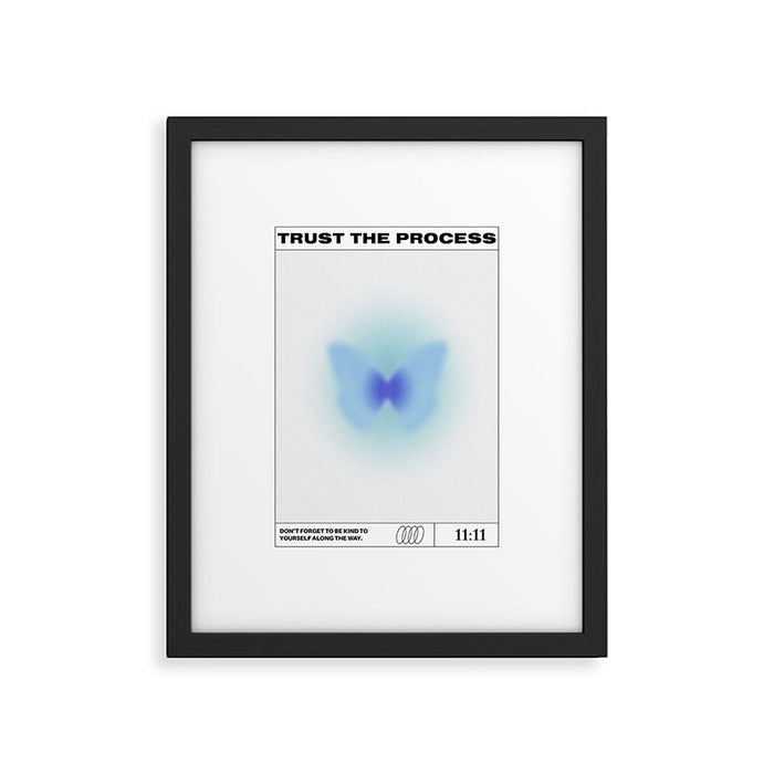 Trust The Process Framed Art Print Gallery Image 1