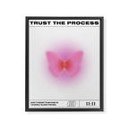 Trust The Process Poster Framed Canvas Print Gallery Image 6