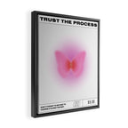 Trust The Process Poster Framed Canvas Print Gallery Image 2
