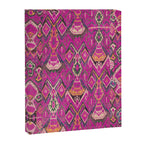 Uzbekistan Rug Deep Pink Canvas Print Gallery Image 6
