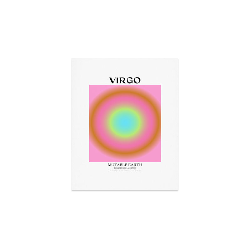 Virgo Gradient Print Art Print Gallery Image 1