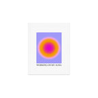 Working On My Aura Purple 2 Art Print Gallery Image 1