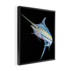 Blue Marlin Framed Canvas Print Gallery Image 2