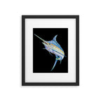 Blue Marlin Framed Art Print Gallery Image 6