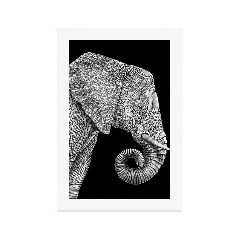 Elephant 2 Art Print Gallery Image 1