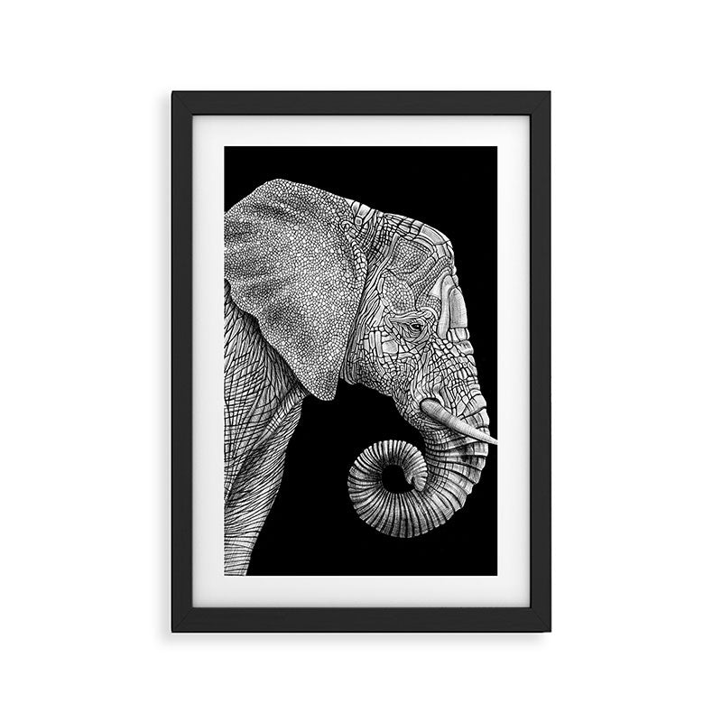 Elephant 2 Framed Art Print Gallery Image 2